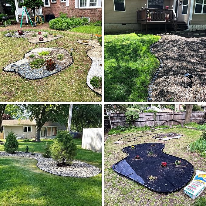 12 Inch Galvanized Landscape Stakes Metal Landscape Edging Anchoring Spikes, Landscape Anchoring Stake for Artificial Turf, Paver Edging, Weed Barrier, Tent, Camping, Carpentry (25)