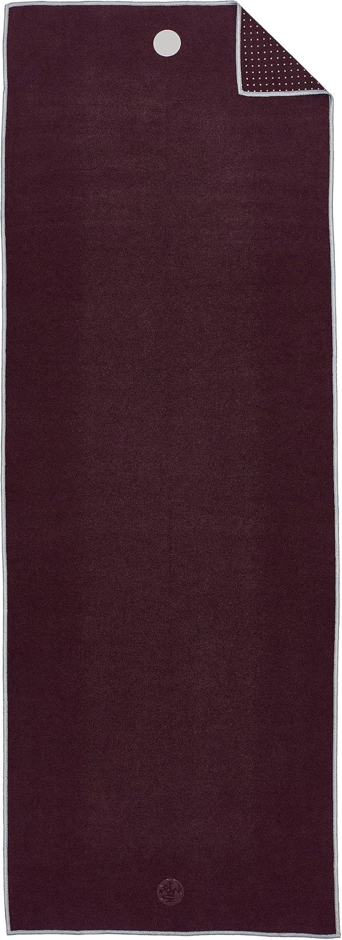 Manduka Yogitoes Hot Yoga Mat Towel - 71" | Moisture Activated Grip | Patented Silicone Nubs | Highly Absorbent, Durable & Easy Care | Made from Recycled Materials | 71 x 24 Inches