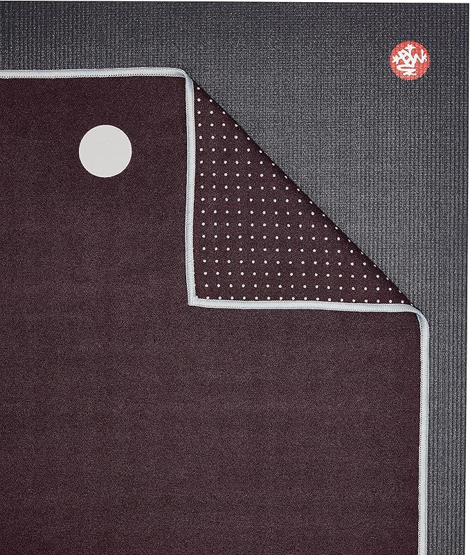 Manduka Yogitoes Hot Yoga Mat Towel - 71" | Moisture Activated Grip | Patented Silicone Nubs | Highly Absorbent, Durable & Easy Care | Made from Recycled Materials | 71 x 24 Inches
