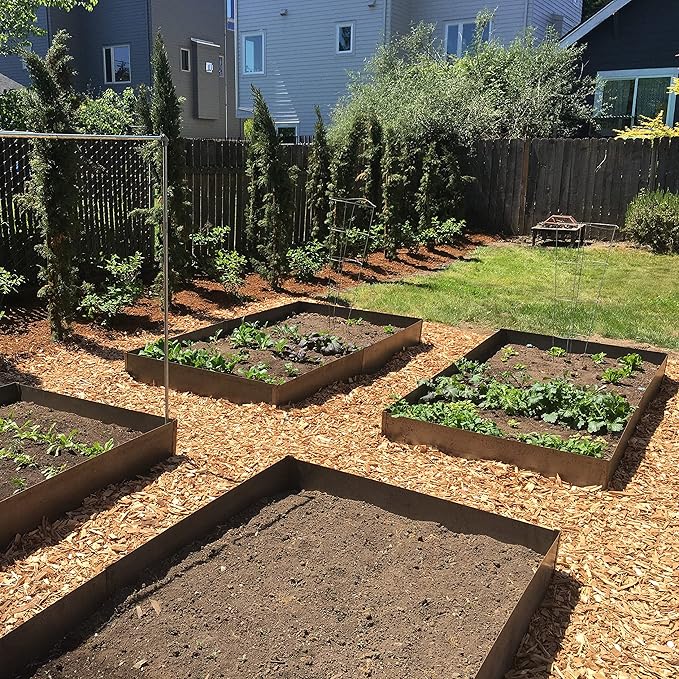 Raised Garden Bed Kit - COR-Ten Steel (8" COR-Ten Steel, 2 FT x 4 FT)