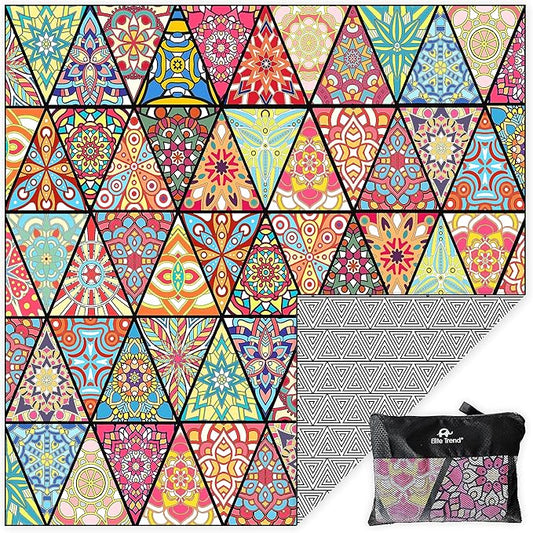 Quick Dry Towel Extra Extra Large 72x72 Inch - Microfiber Beach Towel - Perfect for Beach, Travel, Swimming, Pool, Yoga, Hiking, Camping - Lightweight, Fast Drying, Compact for Adults (Havana)