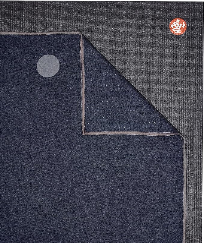 Manduka Yogitoes Hot Yoga Mat Towel - 71" | Moisture Activated Grip | Patented Silicone Nubs | Highly Absorbent, Durable & Easy Care | Made from Recycled Materials | 71 x 24 Inches